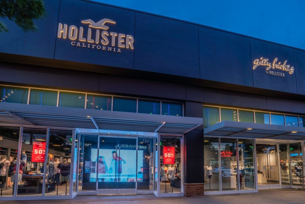 Hollister and Gilly Hicks Storefront at Downtown Summerlin