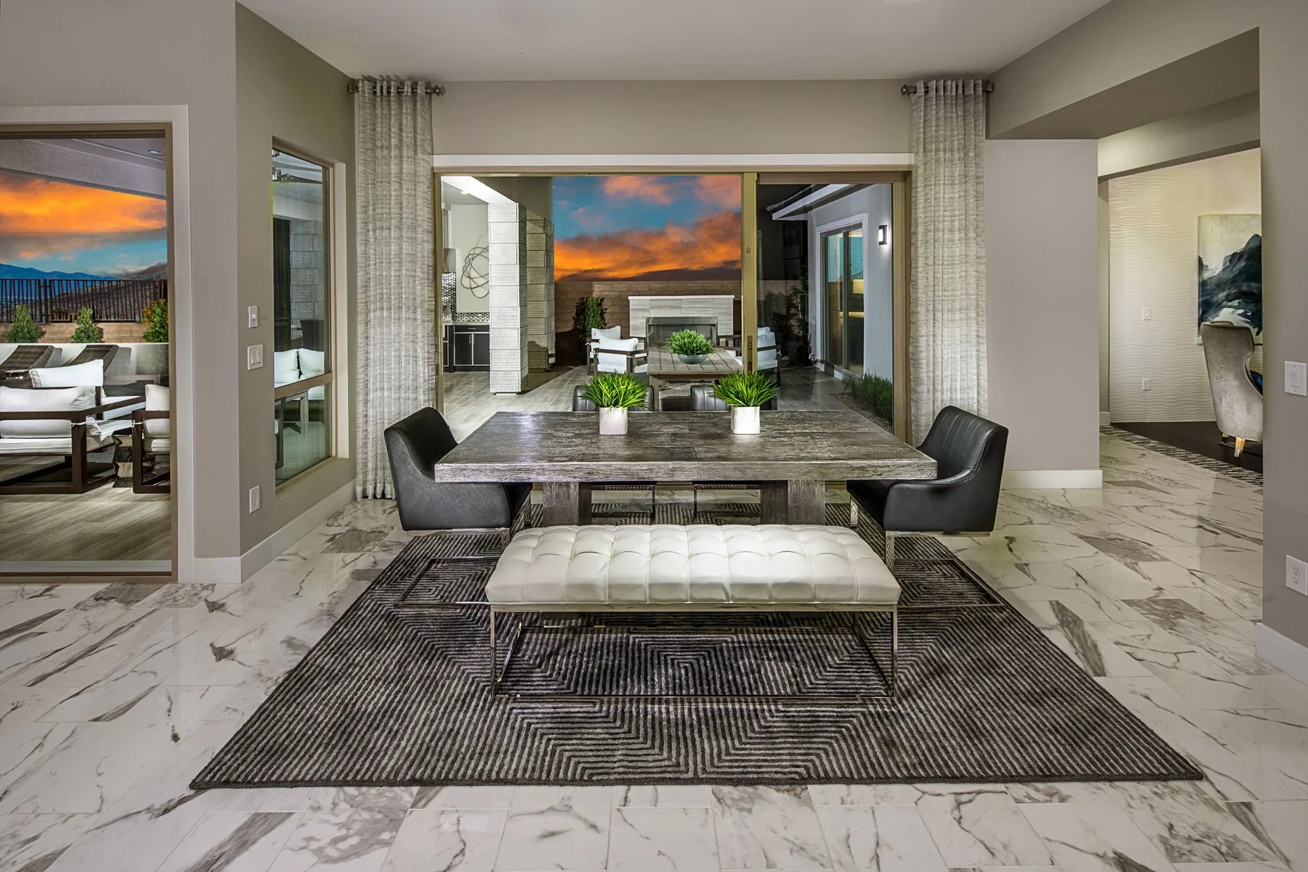 Cafe in Keystone Model in Reverence by Pulte Homes in Summerlin