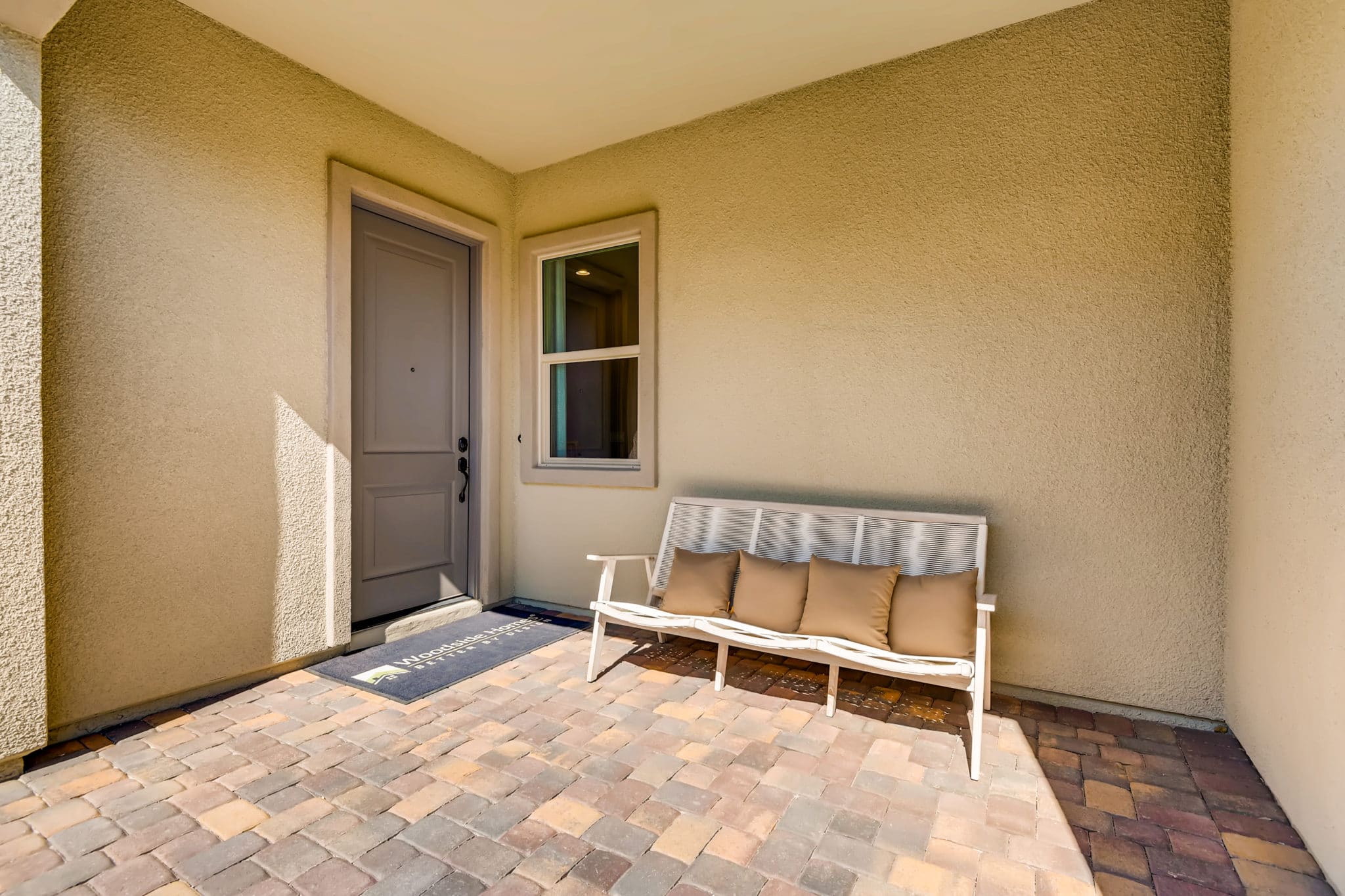 Front Exterior Entry of Mesa Plan at Crystal Canyon by Woodside Homes