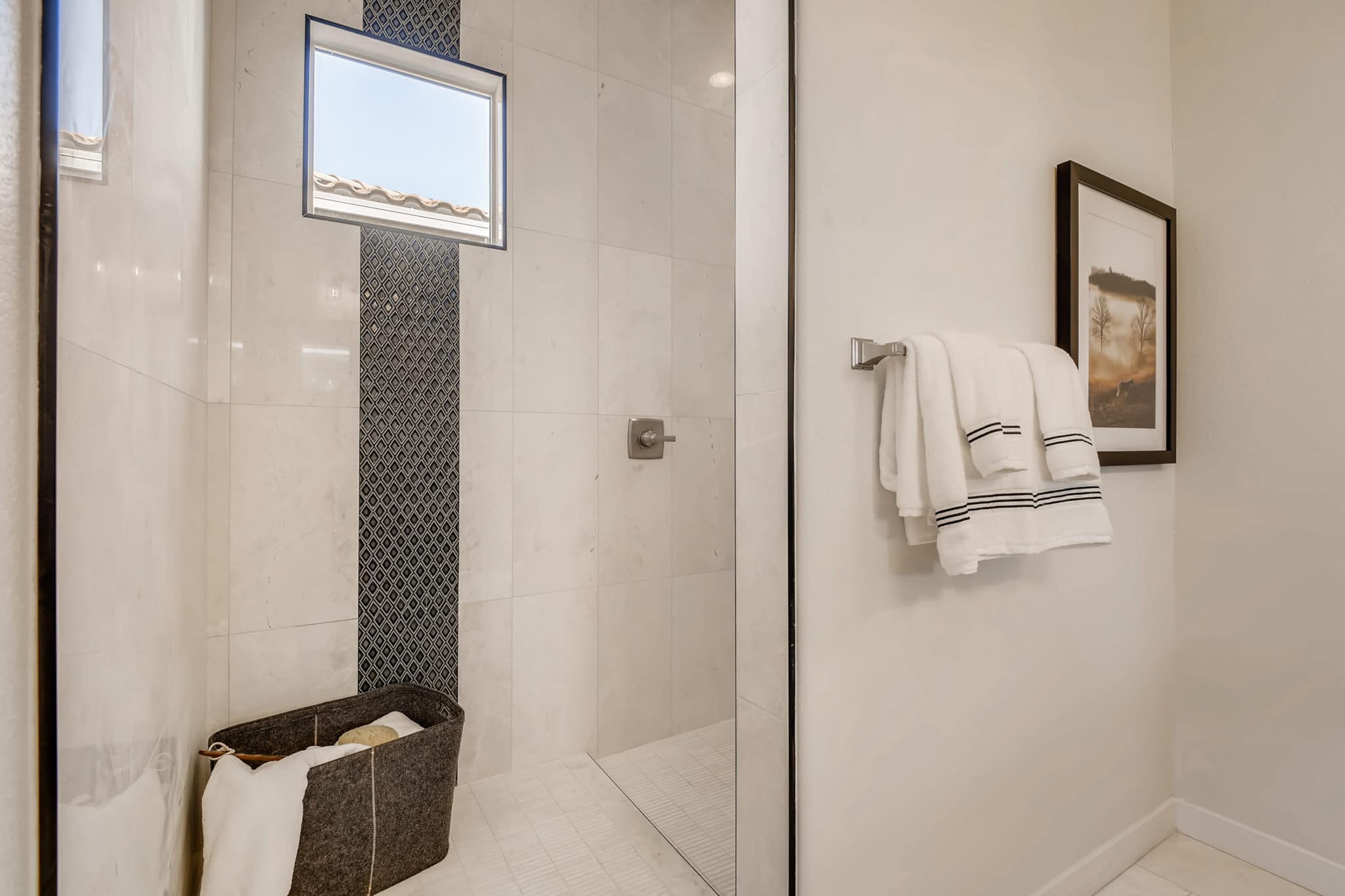 Primary Bathroom of Vista Plan at Crystal Canyon by Woodside Homes