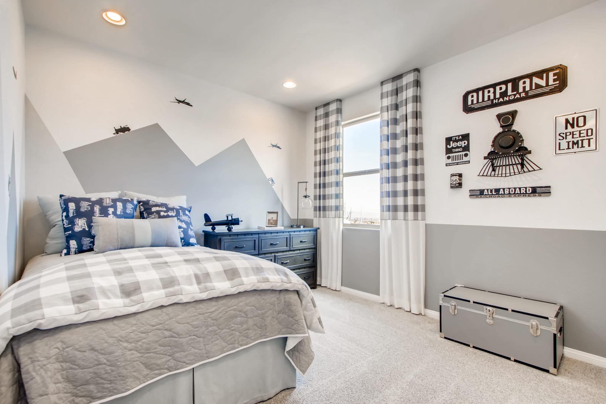 Bedroom of Mojave Plan at Crystal Canyon by Woodside Homes