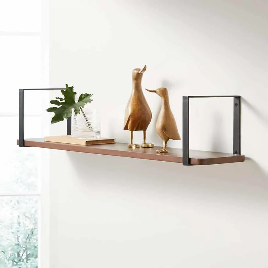 Walnut Shelf from Crate and Barrel