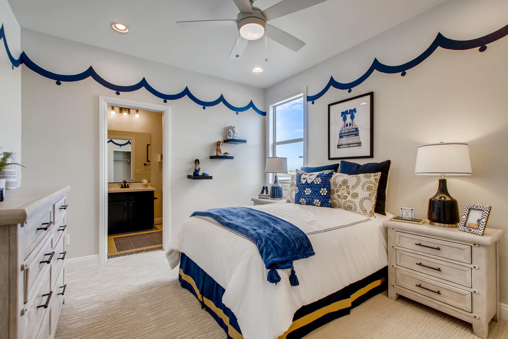 Bedroom of Sierra Plan at Crystal Canyon by Woodside Homes