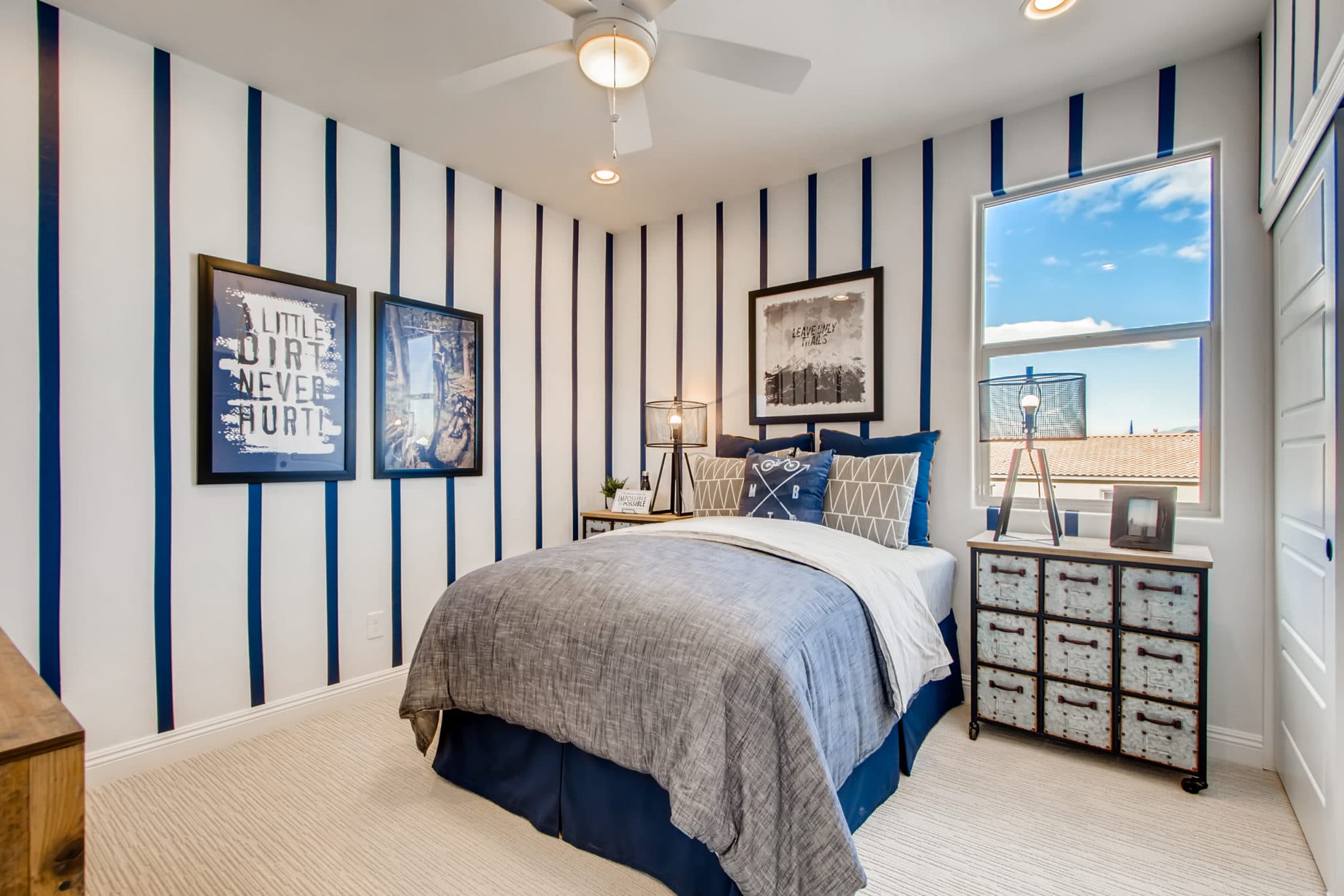 Bedroom of Sierra Plan at Crystal Canyon by Woodside Homes