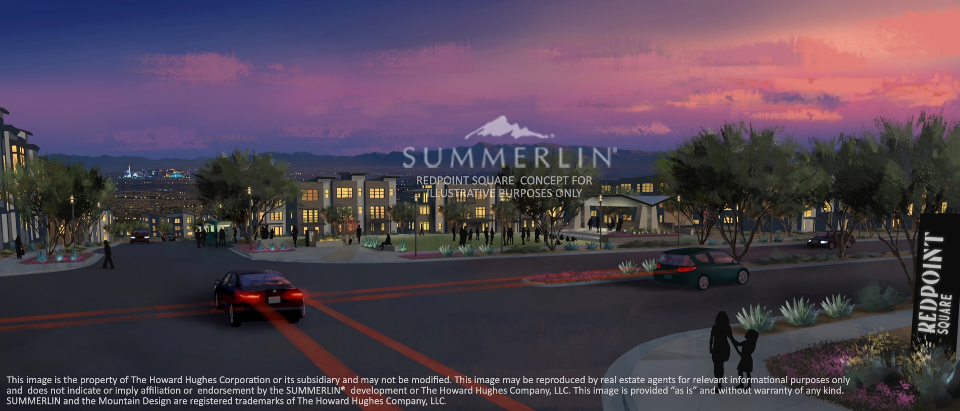 Summerlin West Redpoint Square in Summerlin rendering