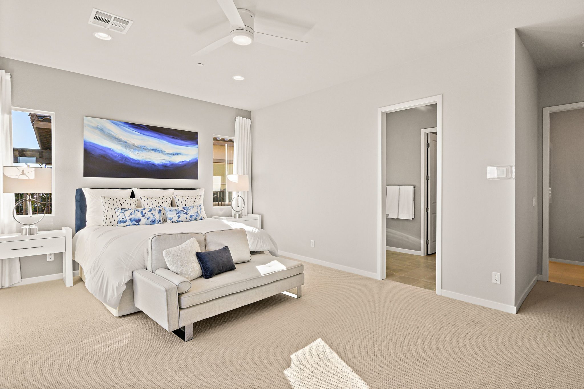 Bedroom of Lilac Model at Savannah by Taylor Morrison
