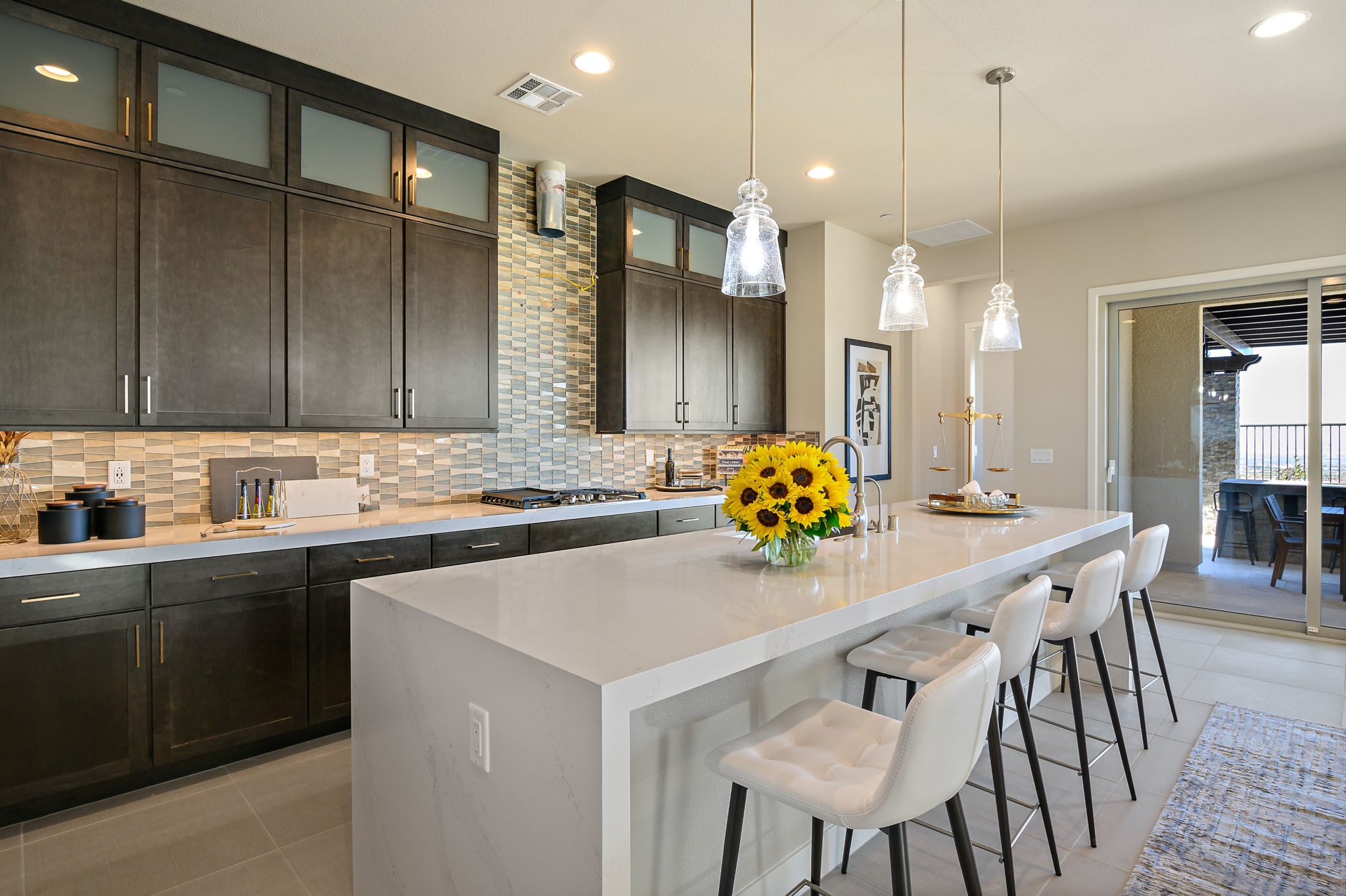 Kitchen of Sunflower Model at Savannah by Taylor Morrison