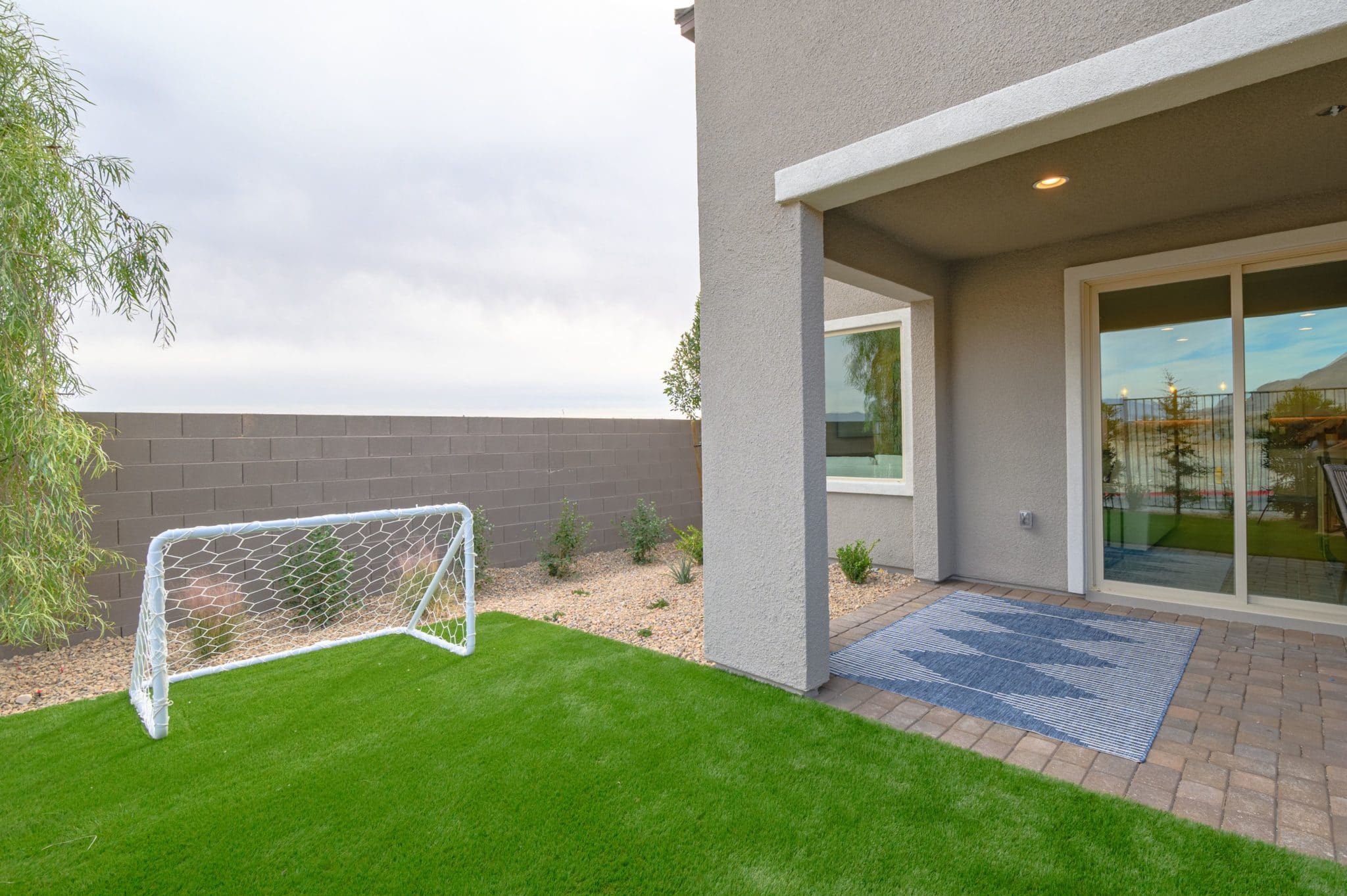 Backyard in Cedar Model at Crested Canyon by Taylor Morrison