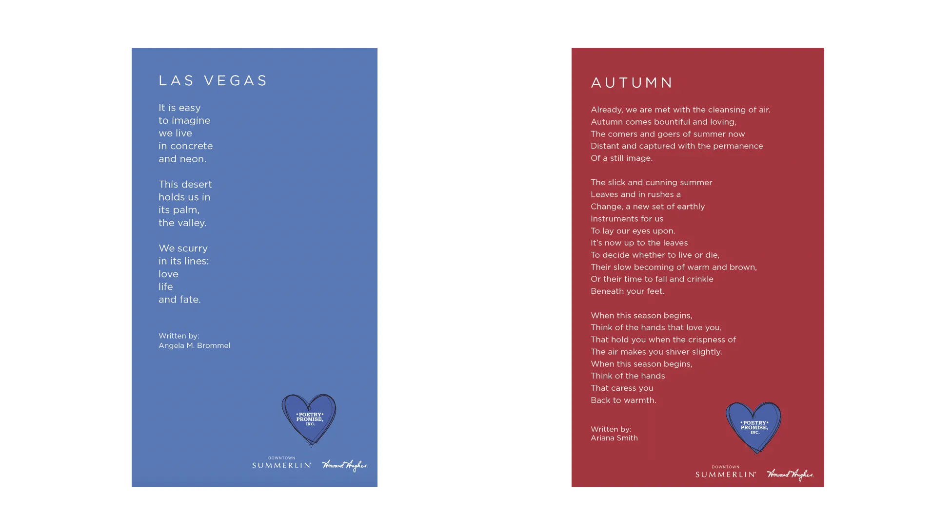 Poetry Promise at Downtown Summerlin