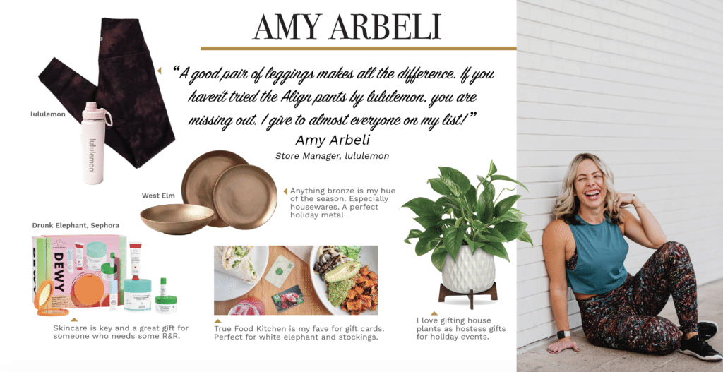 Amy Arbeli Gift Guide