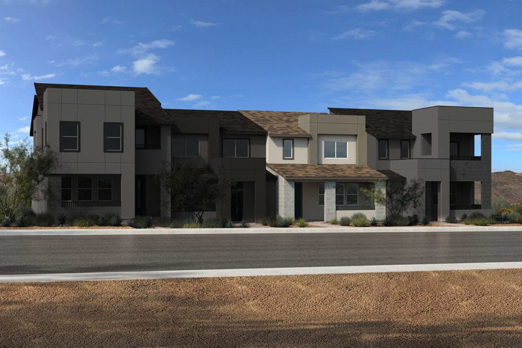 Front Elevation of Plan 1598 at Ascent by KB Home