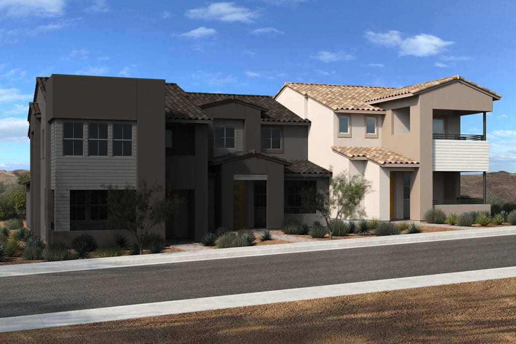Front Elevation of Plan 1748 at Ascent by KB Home