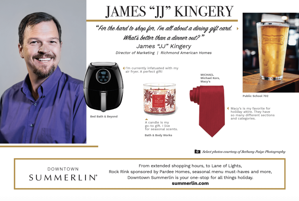JJ Kingery Gift Guide