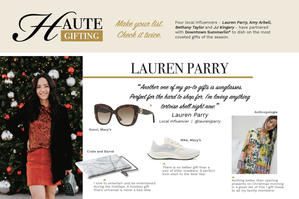 Lauren Parry Gift Guide