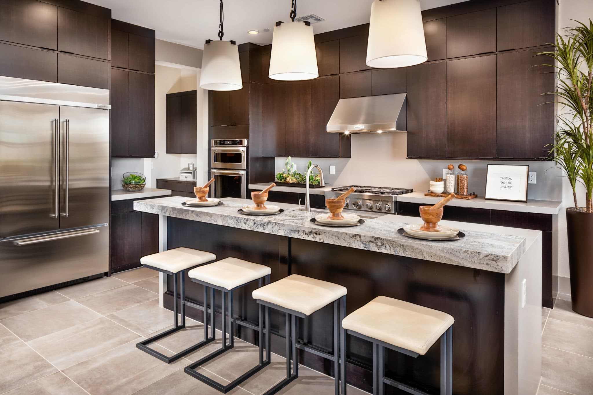 Kitchen of Estella Model at Acadia Ridge by Toll Brothers