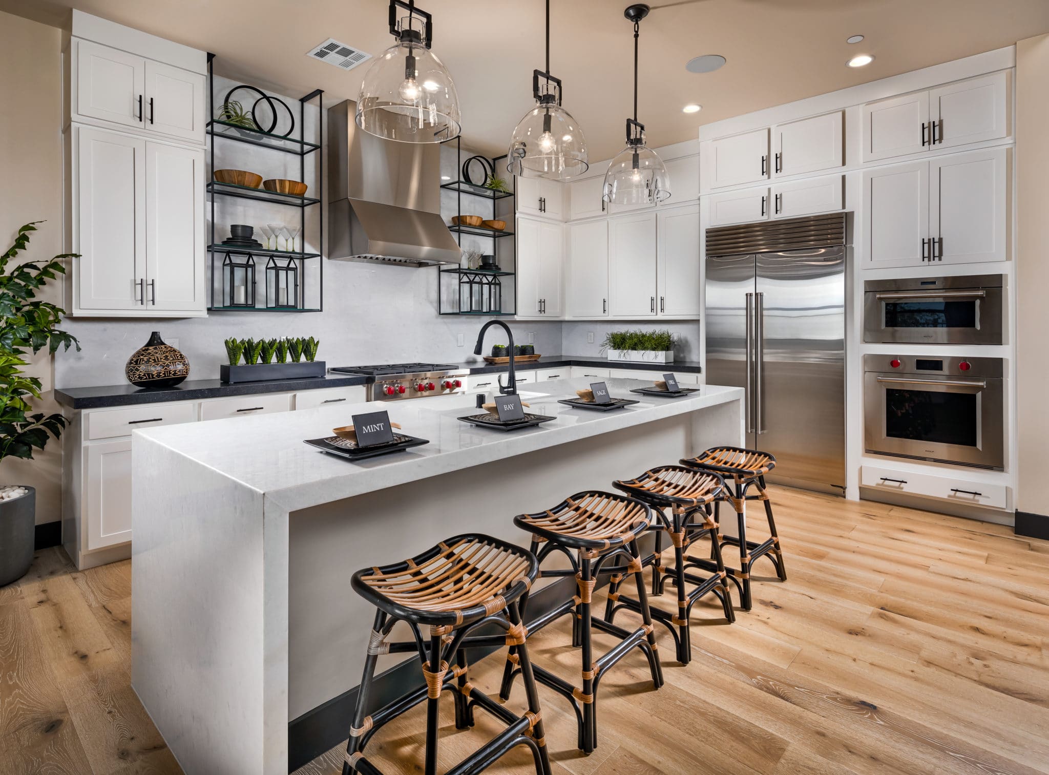 Kitchen of Torre Elite model at Acadia Ridge by Toll Brothers