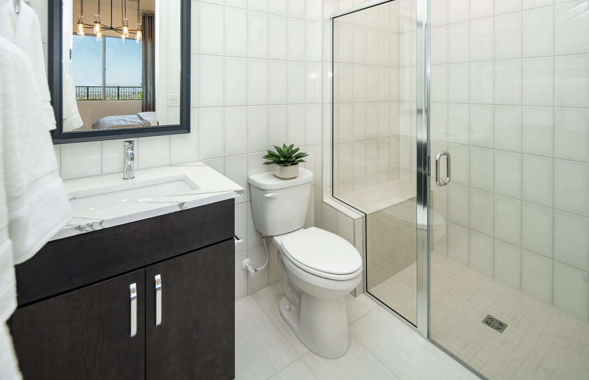 Bathroom of Pesaro Model at Carmel Cliff by Pulte Homes