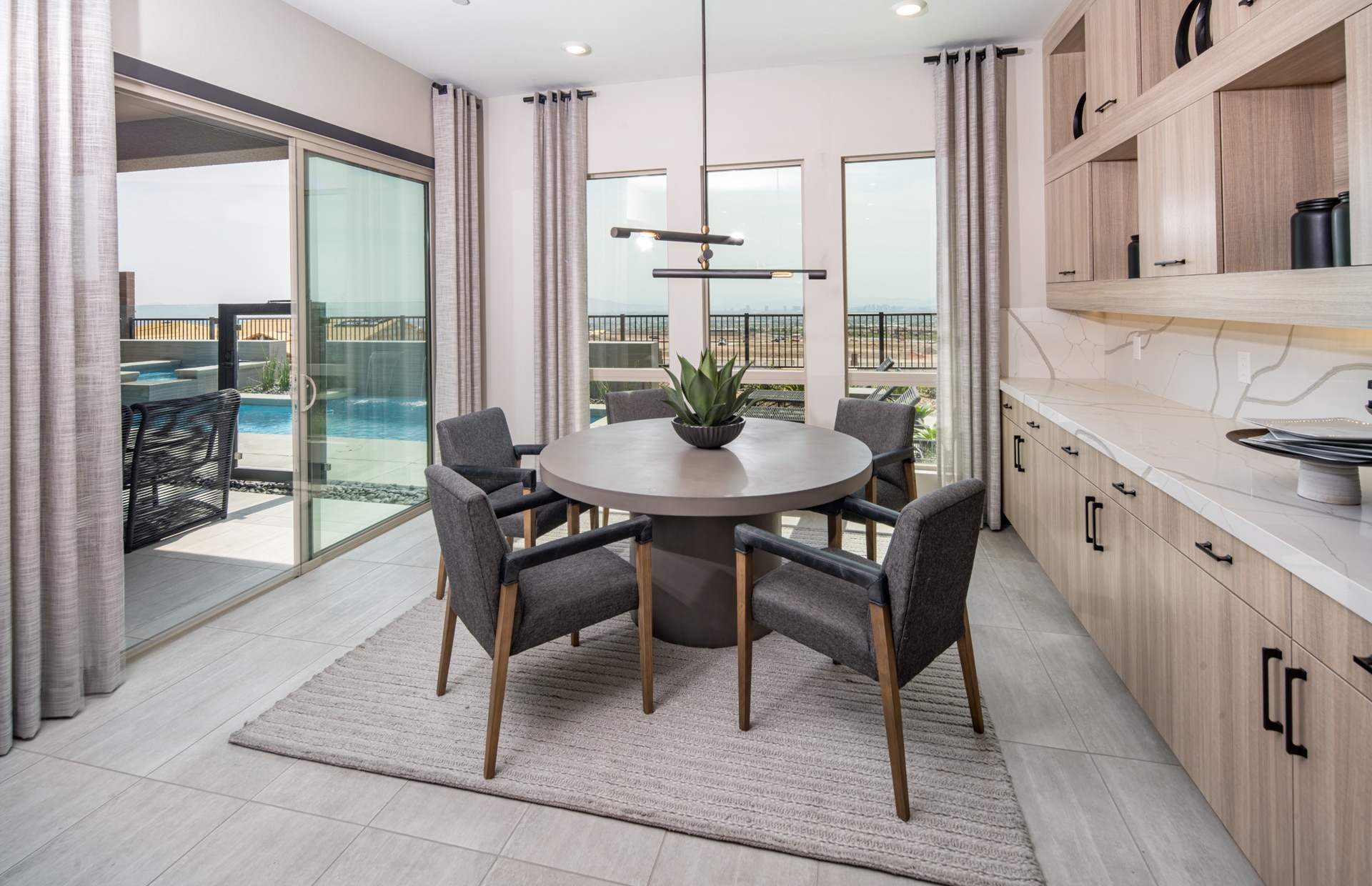 Dining Room of Vittoria Model at Carmel Cliff by Pulte Homes