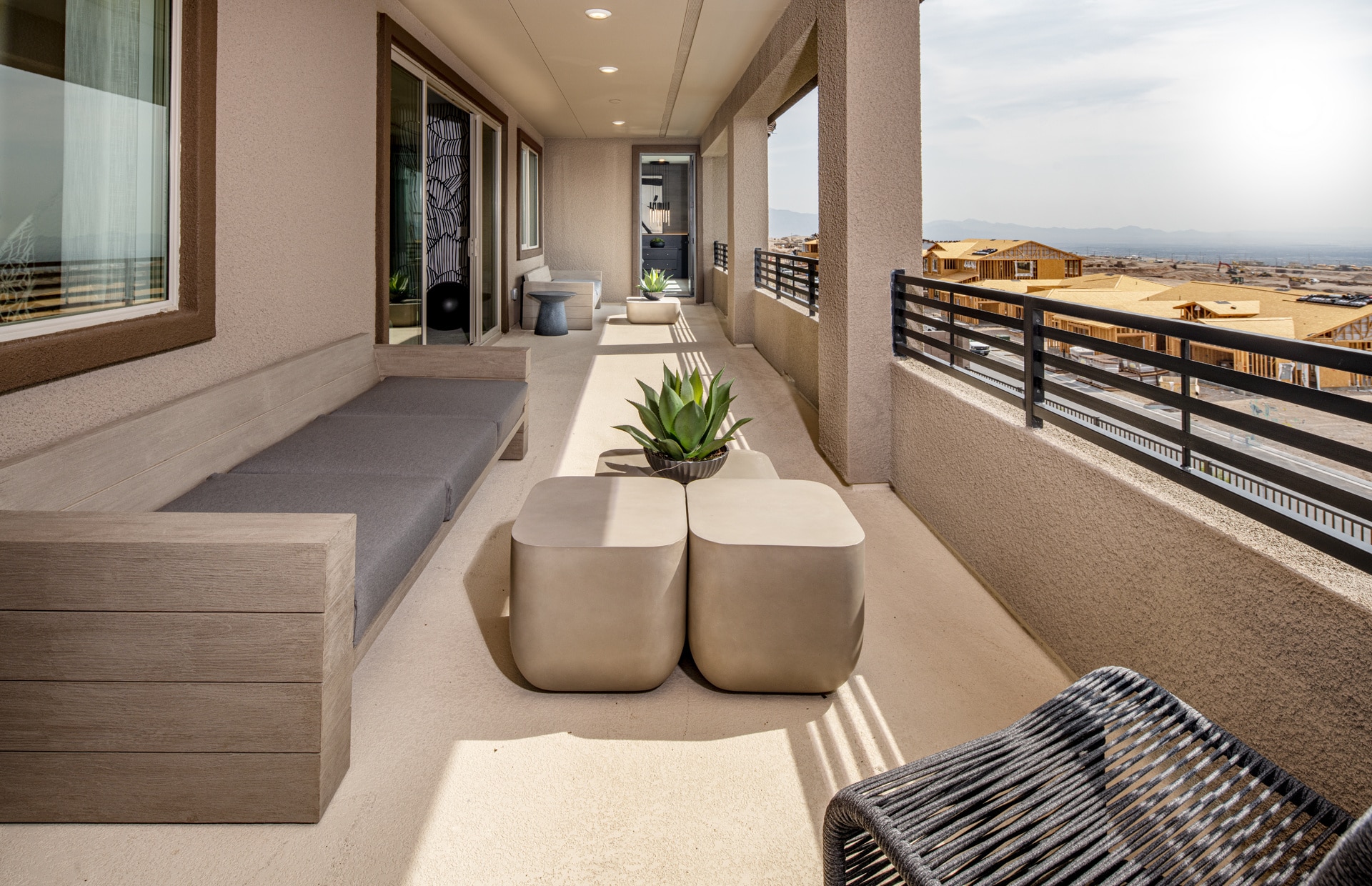 Patio of Vittoria Model at Carmel Cliff by Pulte Homes