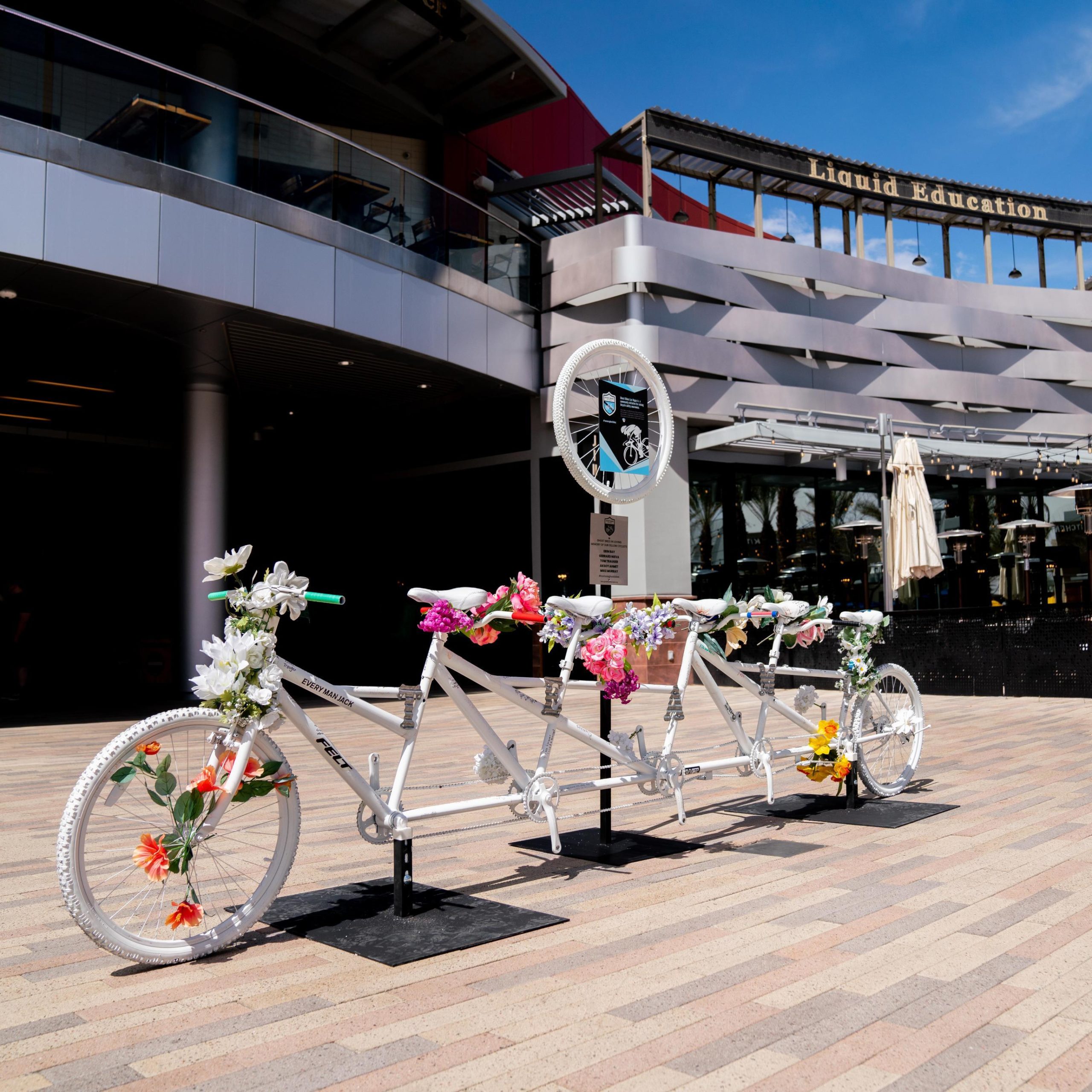 Ghost Bikes at Downtown Summerlin in The Dining Arroyo
