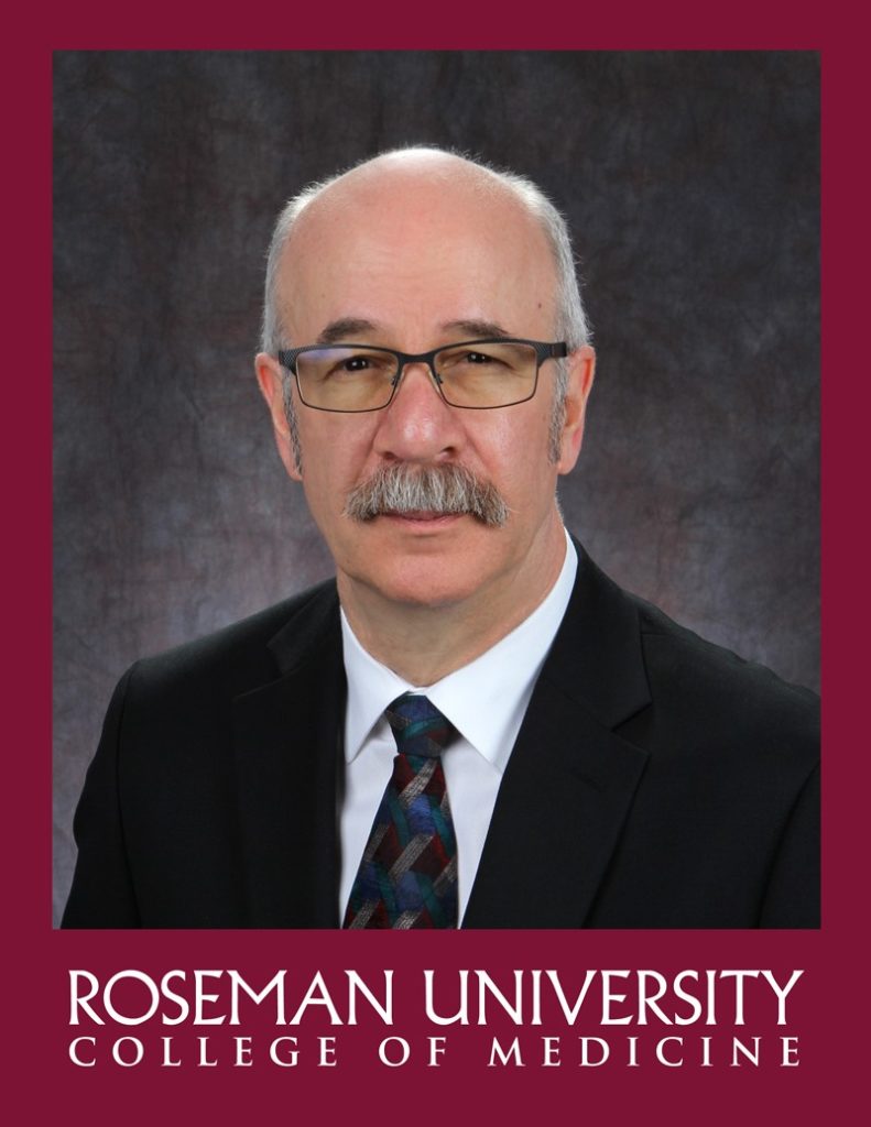 Dr. Bruce Morgenstern of Roseman college of medicine