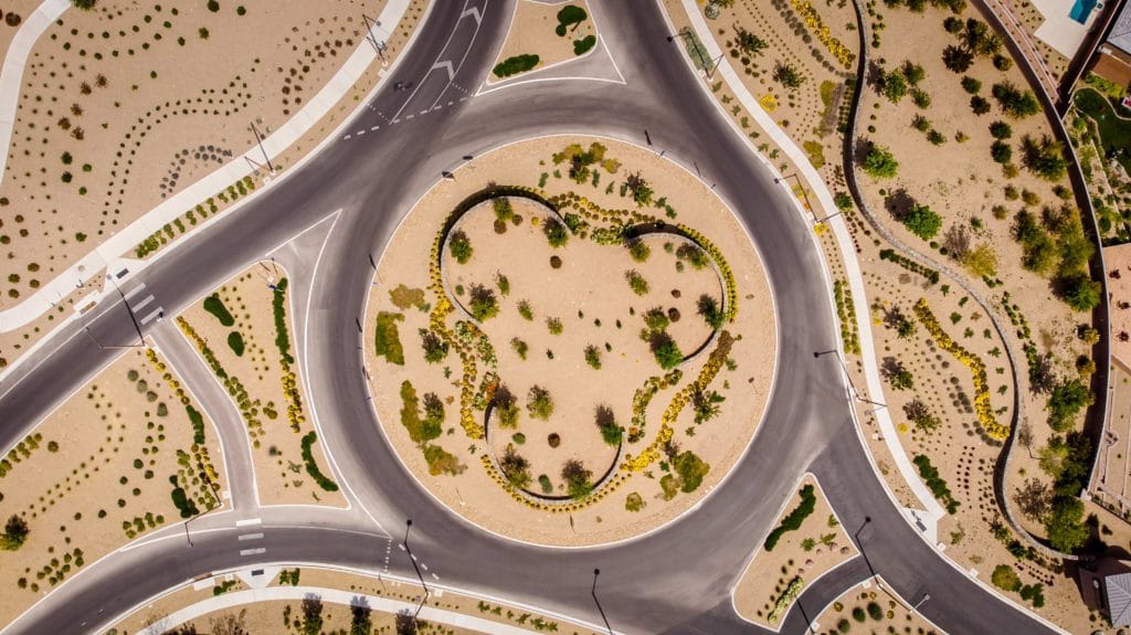 The Roundabout in The Cliffs Village in Summerlin