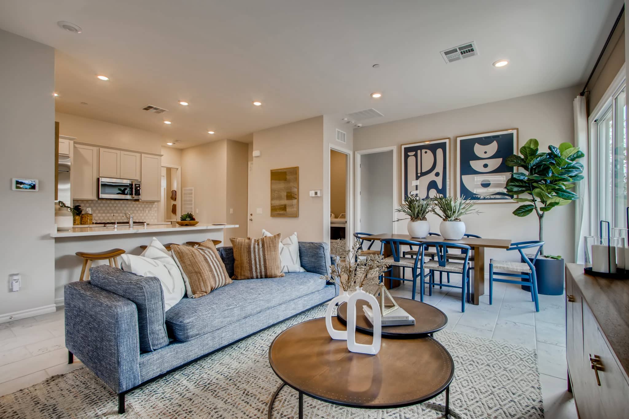 Living Room of Carson Model at Heritage by Lennar of Her