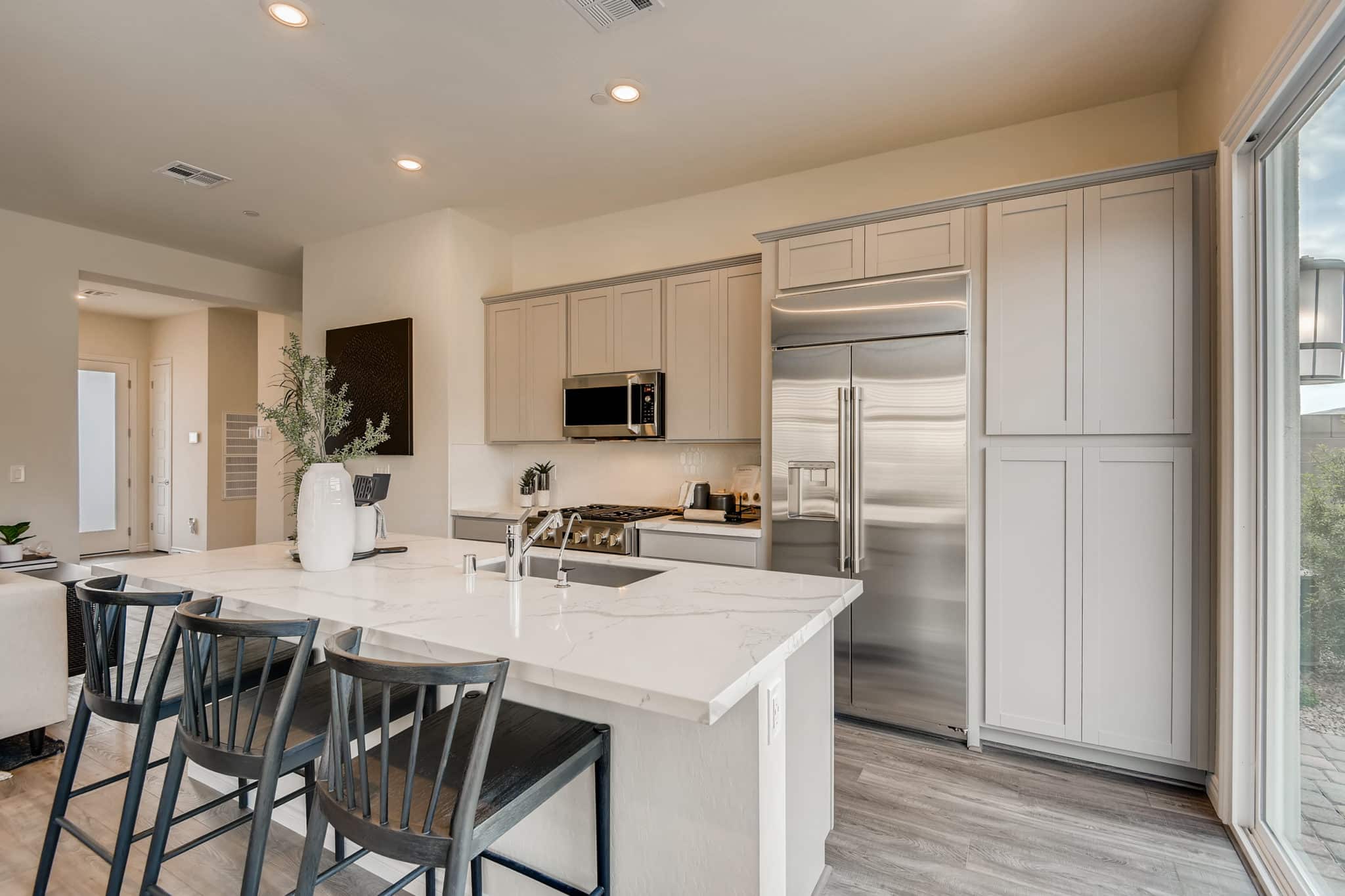 Kitchen of Claremont model at Heritage by Lennar