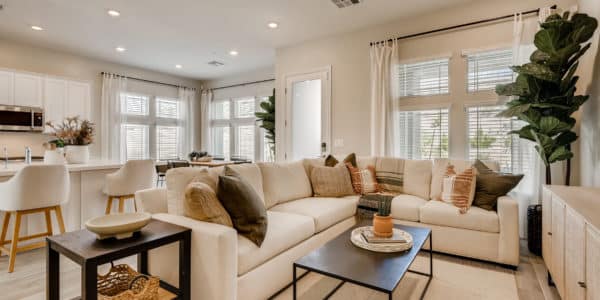 Living Room of Connery model at Heritage by Lennar