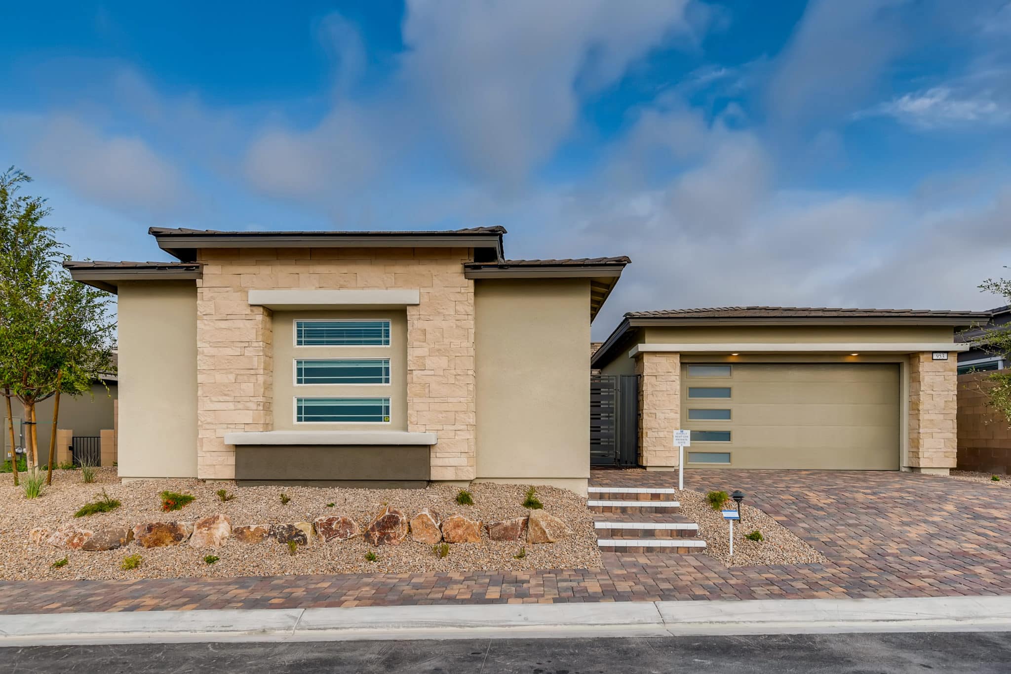 Front Elevation of Everly model at Heritage by Lennar