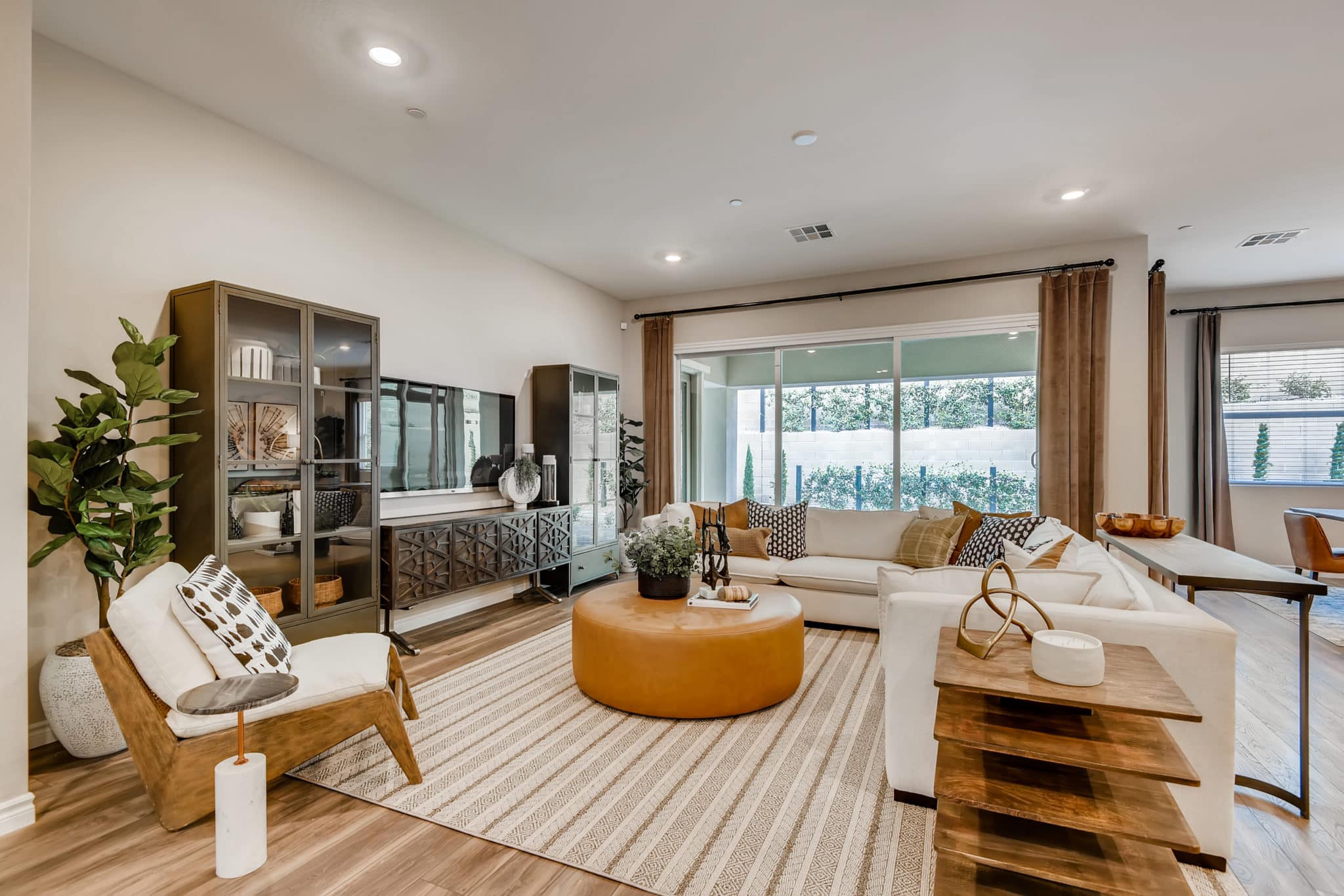Living Room of Everly model at Heritage by Lennar