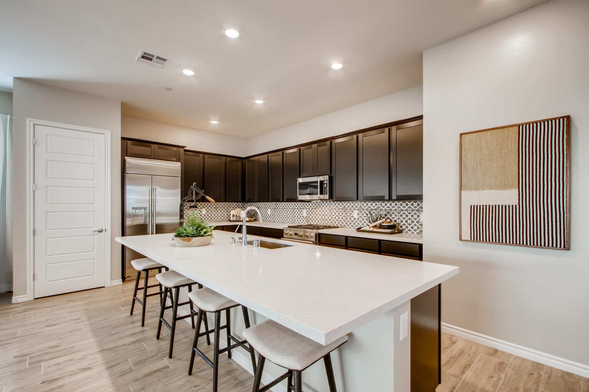 Kitchen of Sawyer model at Heritage by Lennar