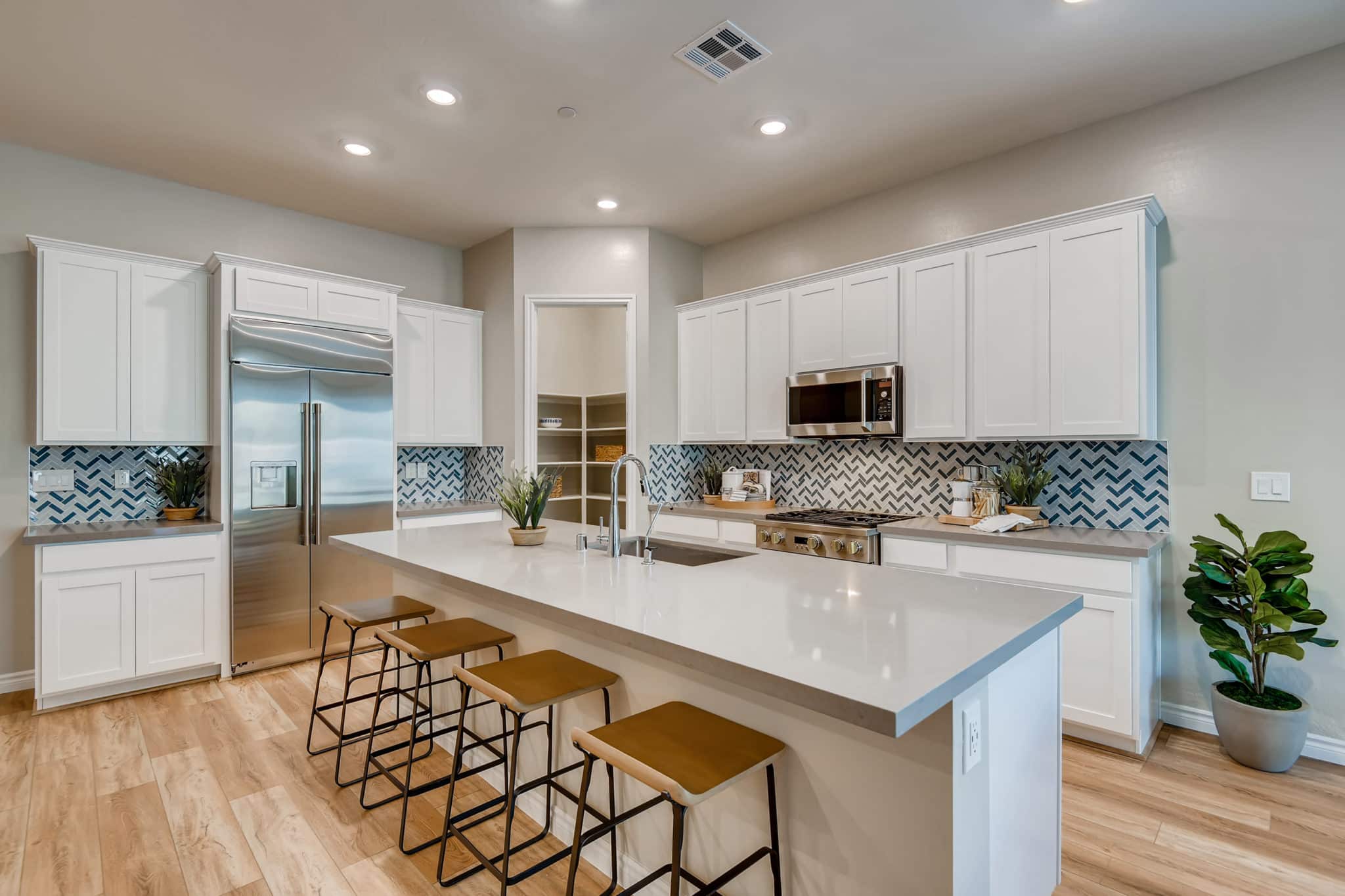 Kitchen of Sidney model at Heritage by Lennar