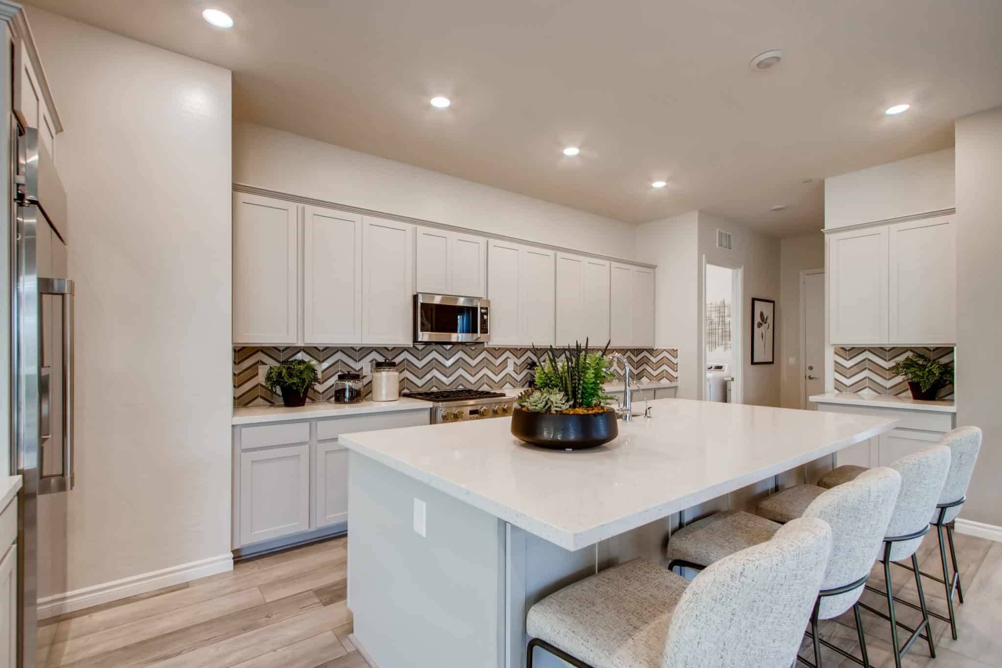 Kitchen of Sloan model at Heritage by Lennar