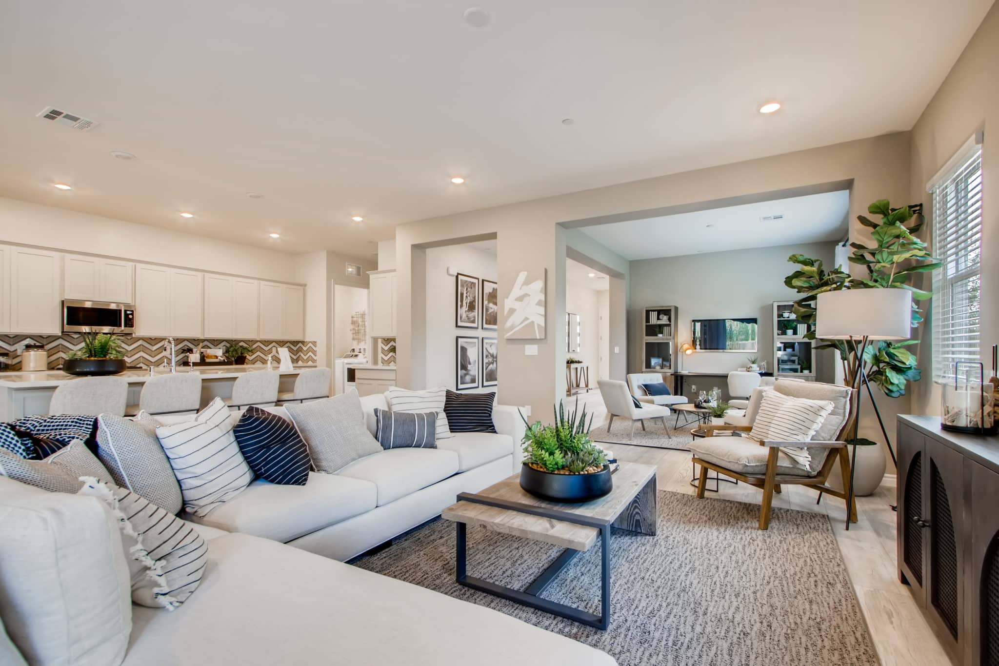 Living Room of Sloan model at Heritage by Lennar