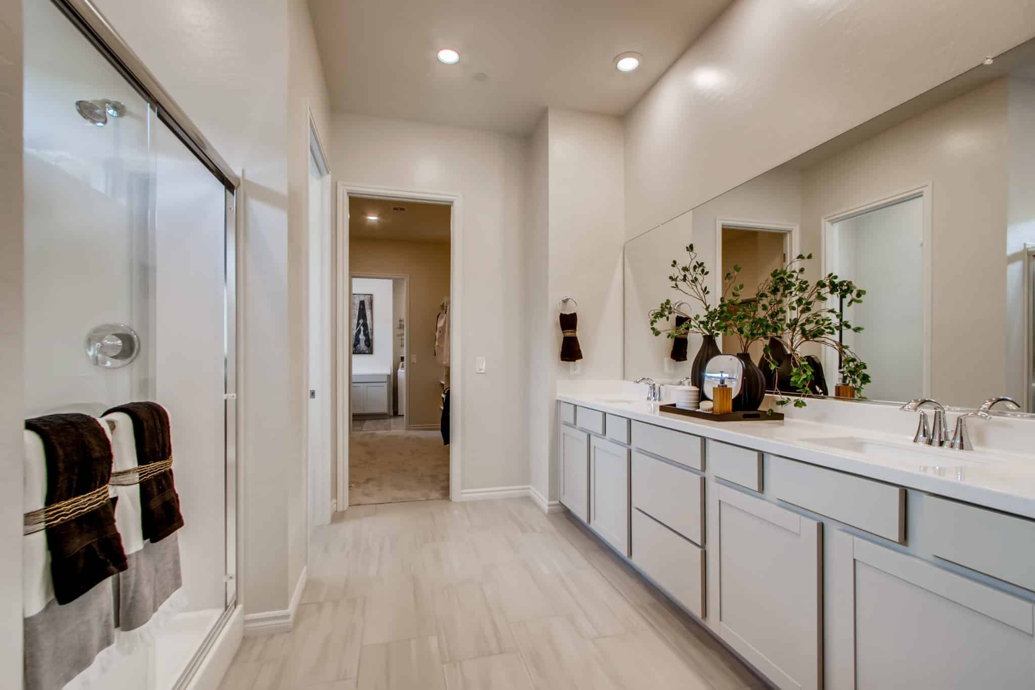Primary Bathroom of Sloan model at Heritage by Lennar