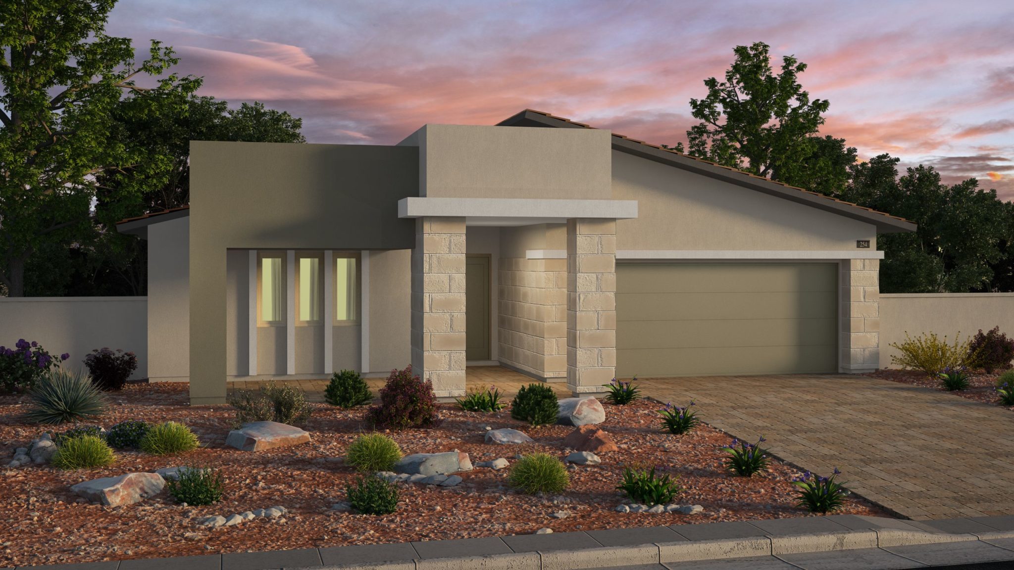Front Elevation A of Ethan Model at Heritage by Lennar