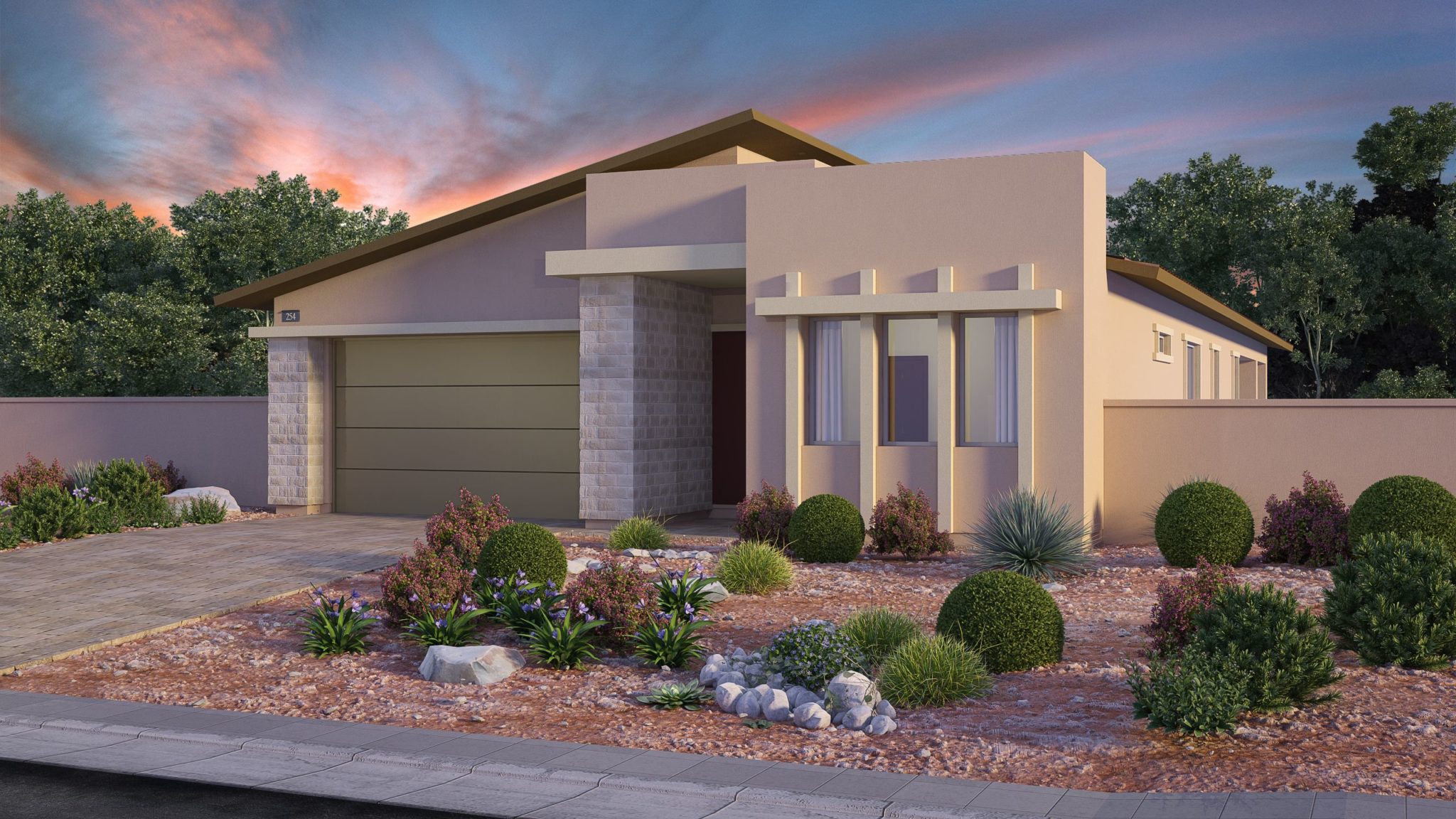 Front Elevation A of Sloan Model at Heritage by Lennar