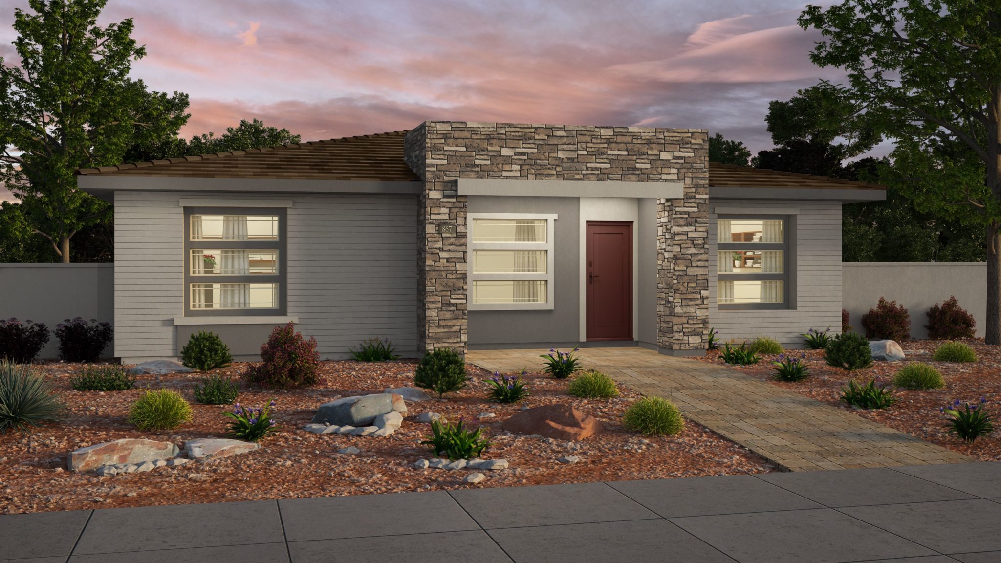 Front Elevation B in Connery Model at Heritage by Lennar