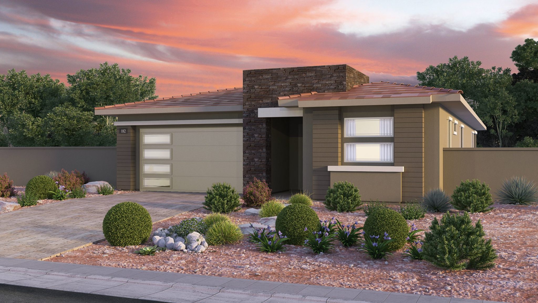 Front Elevation B of Sidney Model at Heritage by Lennar