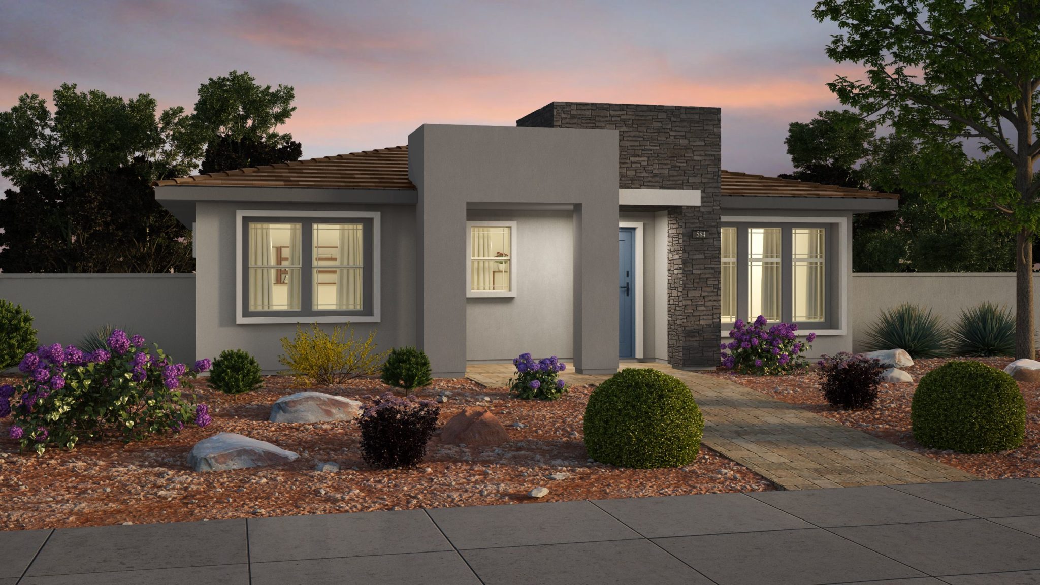 Front Elevation C of Carson Model at Heritage by Lennar of Her