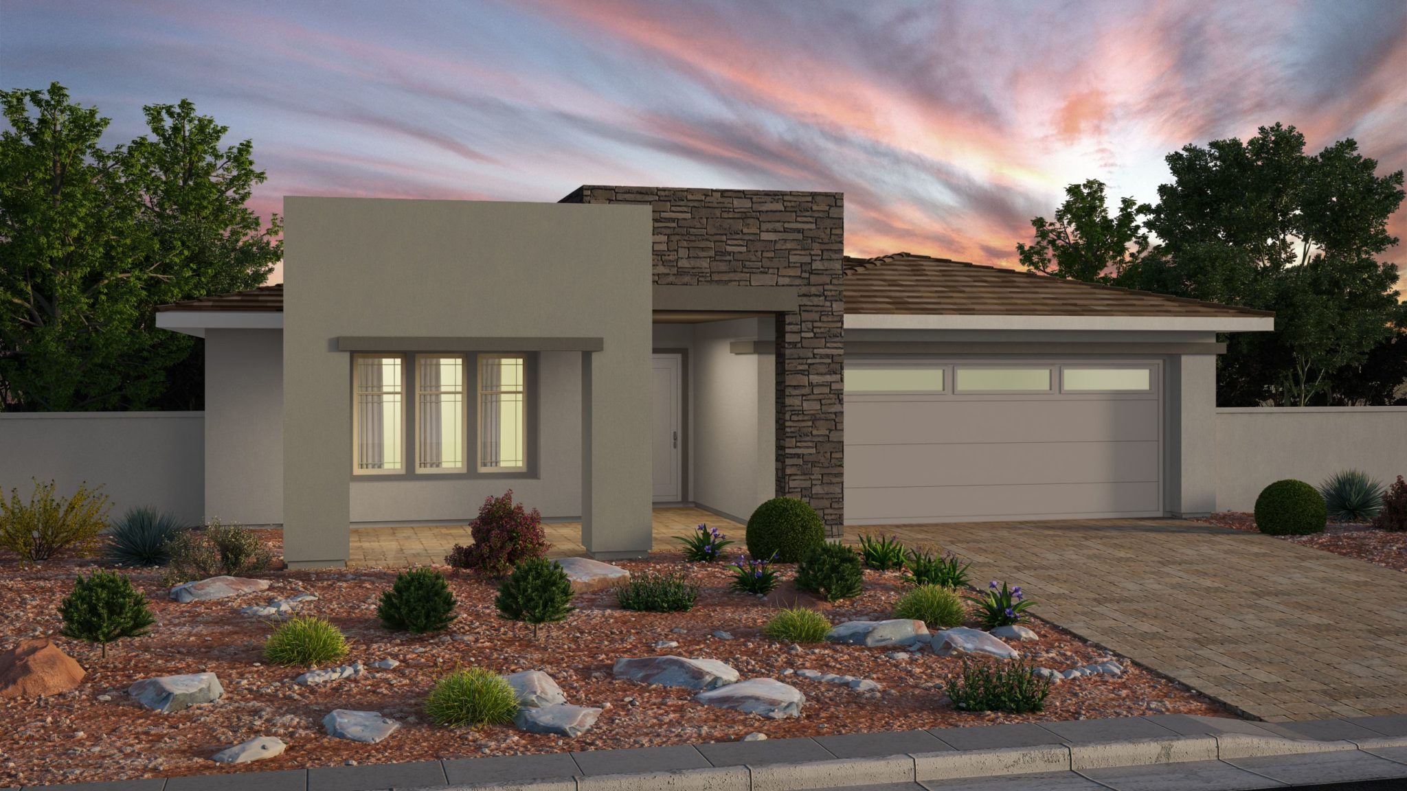 Front Elevation C of Ethan Model at Heritage by Lennar