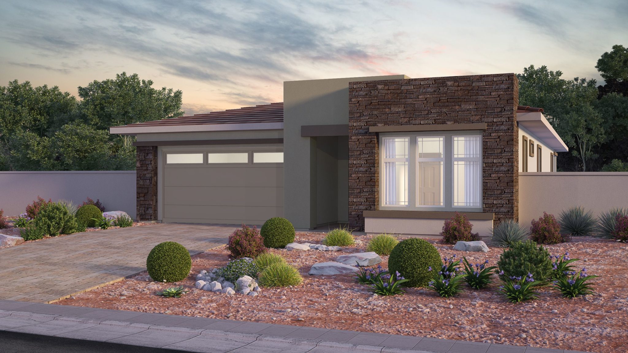 Front Elevation C of Sidney Model at Heritage by Lennar