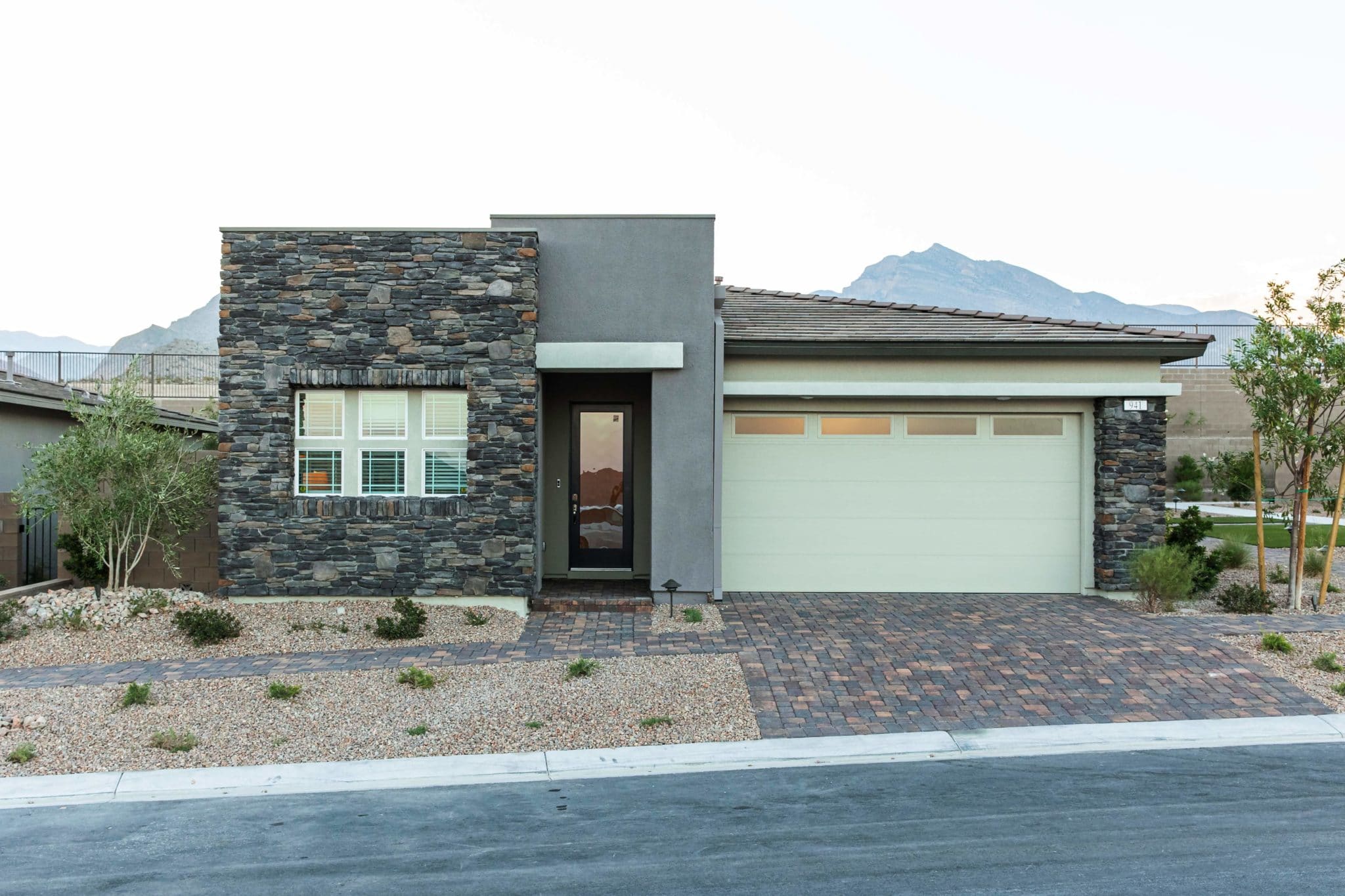 Front elevation of Sawyer model at Heritage by Lennar