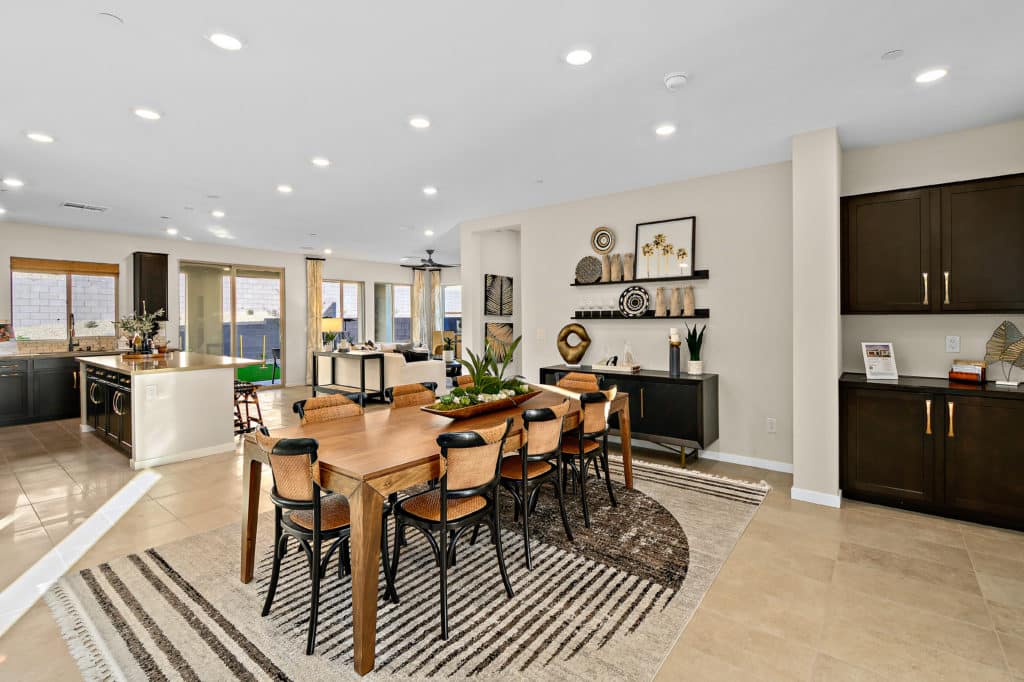 Dining Room of Sequoia Model at Castellana by Taylor Morrison