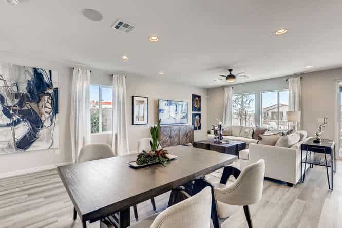 Dining Room of Magnolia Model at Castellana by Taylor Morrison