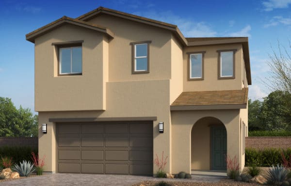 Front Elevation A of Magnolia Model at Castellana by Taylor Morrison
