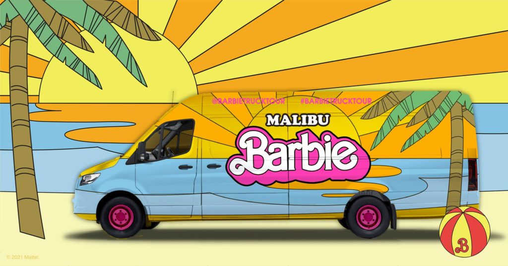Malibu Barbie Truck Tour