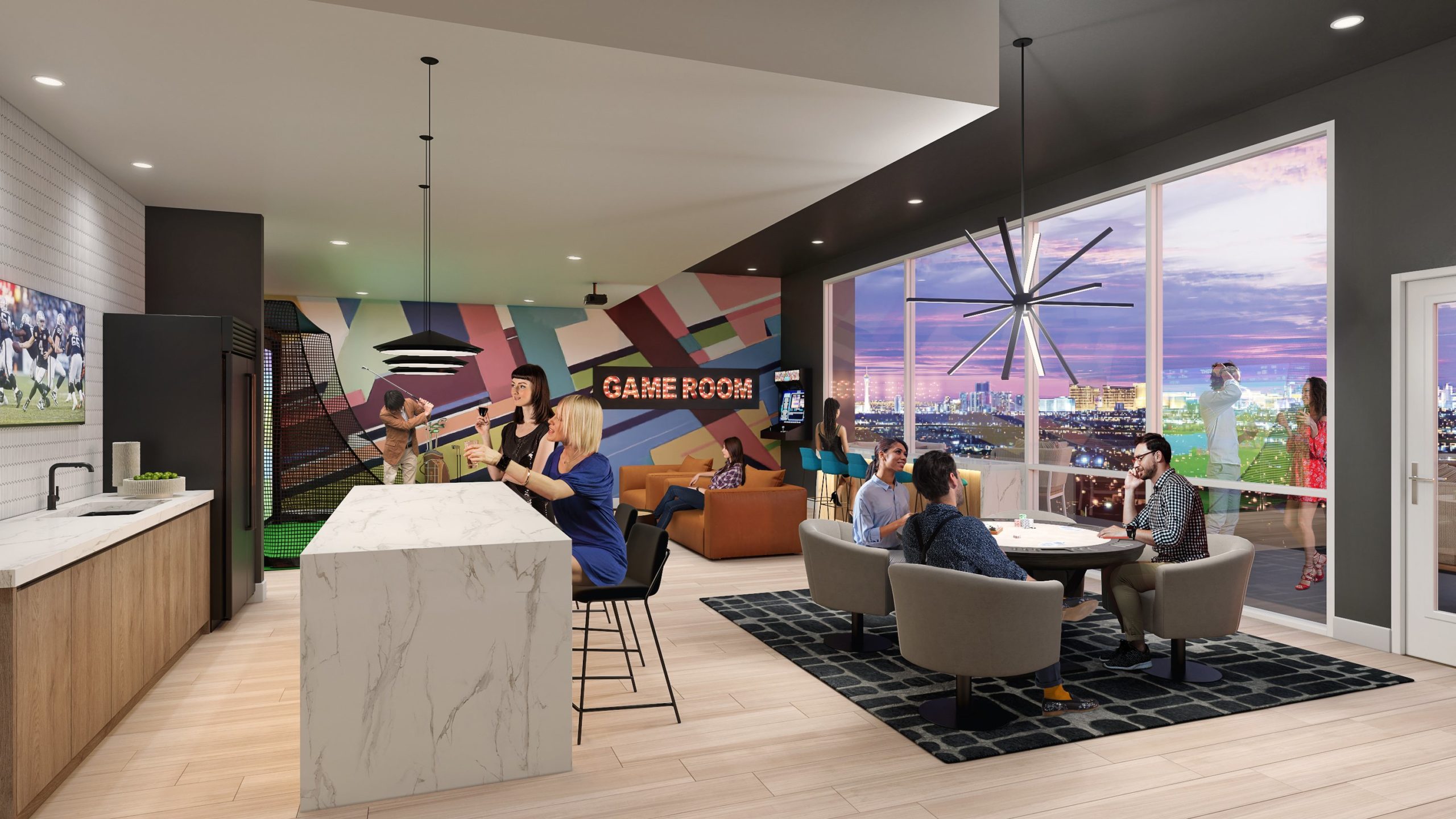 Tanager II Sky Lounge Rendering