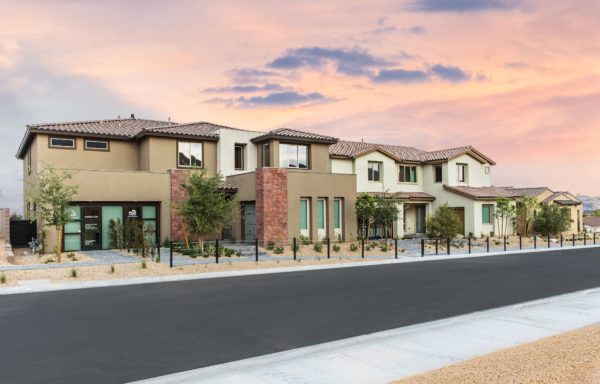 Street view of Carmel Cliff by Pulte Homes in Summerlin